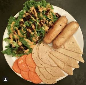A Meat Platter Spread Of Pork