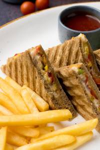 Vegetable Club Sandwich