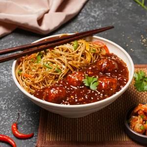 Noodles + Manchurian Bowl