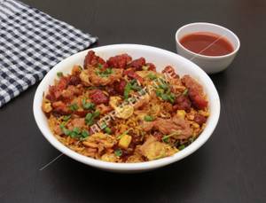 Triple Egg Chicken Fried Rice.