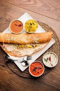 Onion Cheese Masala Dosa 