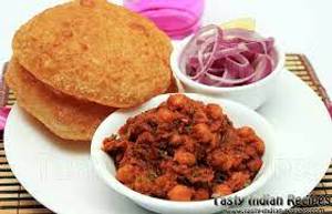 Puri Chana With Launji 2 Piece] 