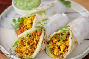 Paneer kathi roll