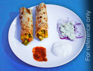 Paneer Tikka Kathi Roll 