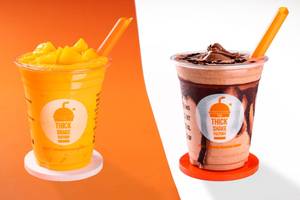 1 Chocolate Delight + 1 Fruity Delight Thick Shakes
