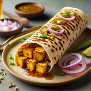 Achaari Paneer Roll