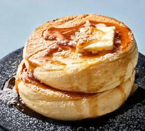 Japanese Souffle Pancakes With Maple And Butter
