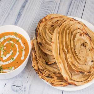 Butter Paneer Masala With Paratha