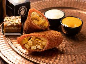 Crispy Fried Paneer Shawarma Wrap