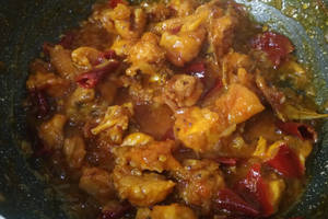Chicken Chinthamani Curry