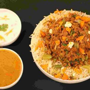 Veg Keema Biryani