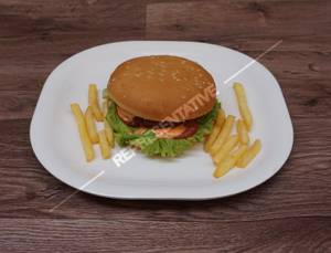 Chicken Tandoori Cheese Burger