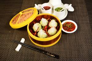 Chicken And Green Garden Crystal Dim Sum (6 Pcs)