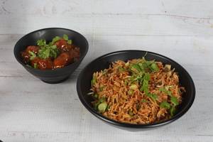 Fried Rice With Manchurian Combo