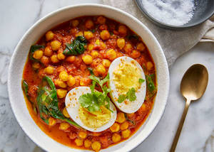 Egg Chana Masala