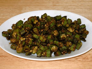 Bhindi Churmuri