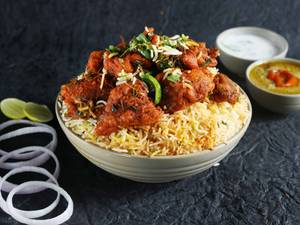 Fish biryani