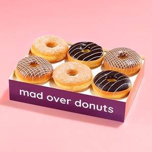Classic Box of 6 Donuts (Buy 5 Get 1 Free)
