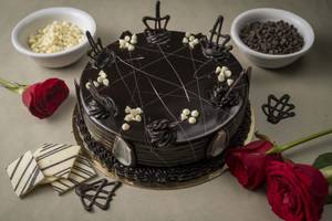 Eggless Choco Dry Nut Cake