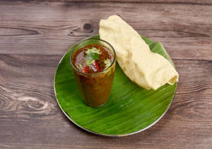 Rasam With Papad