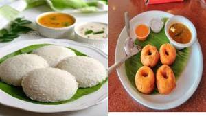 Idly [4Pcs] +vada [4pcs]