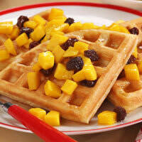 Mango Magic Waffles