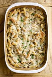 Oven Baked Chicken Creamy Penne Pasta