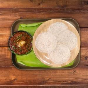 4 Idiyappam + Egg Roast