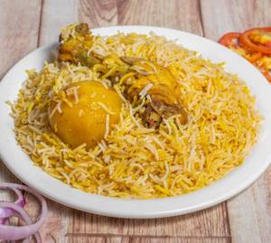 Chicken biryani [full] with salad