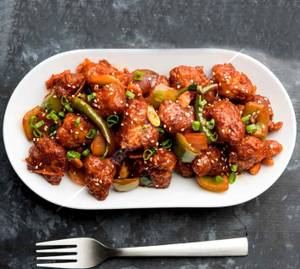 Chicken Chilli Boneless ( Dry )