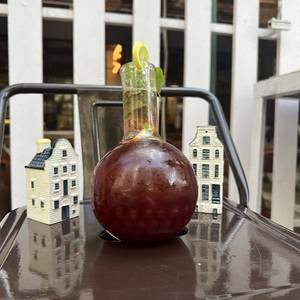 Berry Blast Boba Tea + Cranberry Popping Bubbles