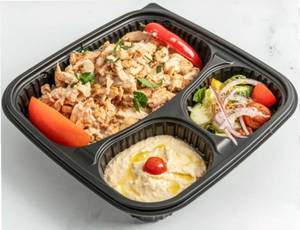 Mock Meat Shawarma Platter
