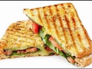 Aloo Mutter Cheese  grilled Sandwich