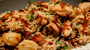 Murgh Yakhni Pulav Combo For 4(pulav+24 Pieces Chicken 65+4xfhirni+kachoombar)