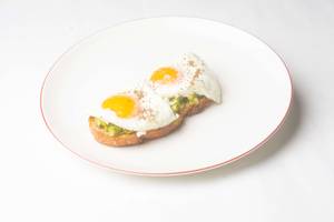 Avocado and Feta Eggs On Toast HD