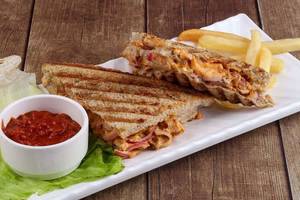 Corn Cheese Capsicum Sandwich