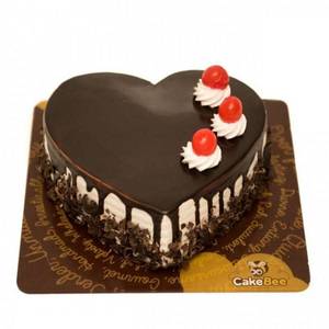 Heart Shaped Grande Black Forest (serves 8-10)