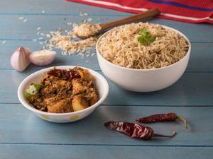 Ghee Rice + Chicken Do Pyaaz