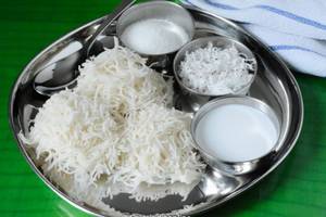 Idiyappam 1 Pcs With Cocounut Milk [breakfast]