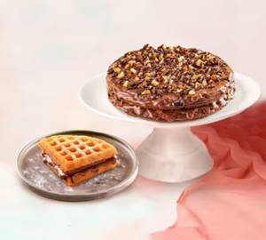 Waffle Cake+chocolate Waffle [1 Piece]