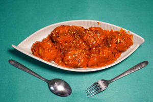 Paneer Creamy Red Sauce  Momo