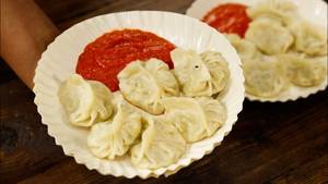 Chicken Cheese Steamed Momos (6pic)