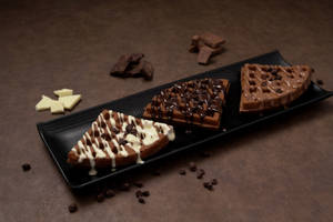 Chocolate Waffle Platter