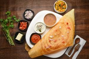 Onion Tomato Cheese Masala Dosa