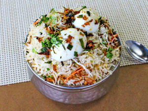 Egg biryani