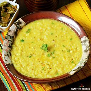 Plain Moong Dal Khichdi