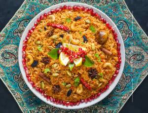 Kathiyawadi Veg Biryani