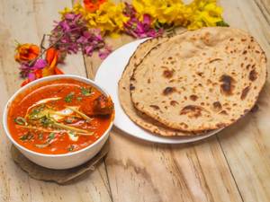 Chicken roti thali