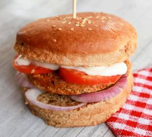Fried Paneer Burger