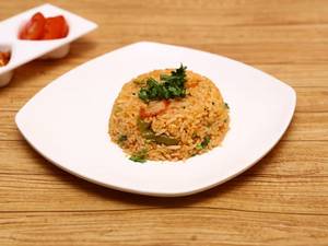 Tomato rice [serves 1]               